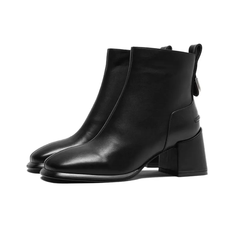 Satchi Ankle Boots 7cm Women's Black-1