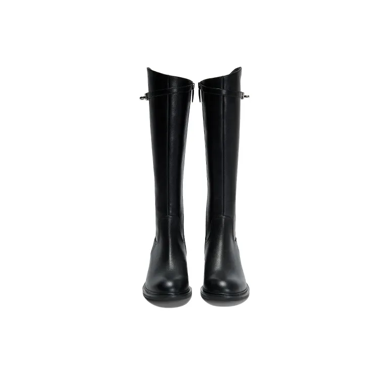 PT'SON Knee high Boots Women's Black-13