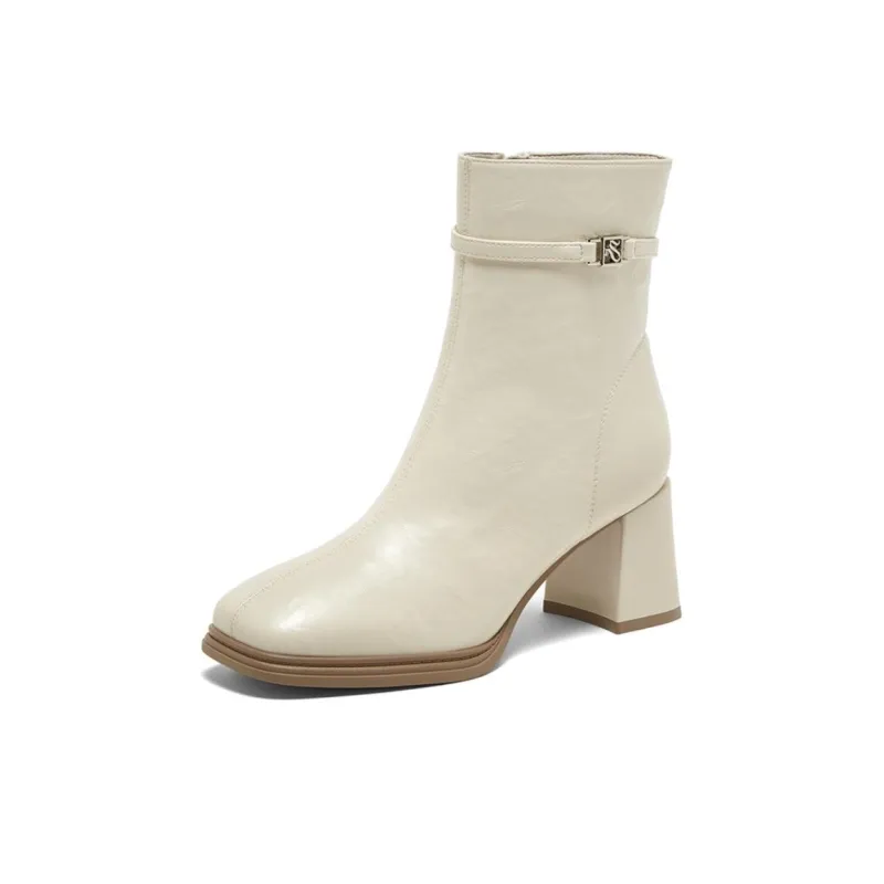 BASTO Ankle Boots Women's Black/Burgundy/Brown/Beige-13