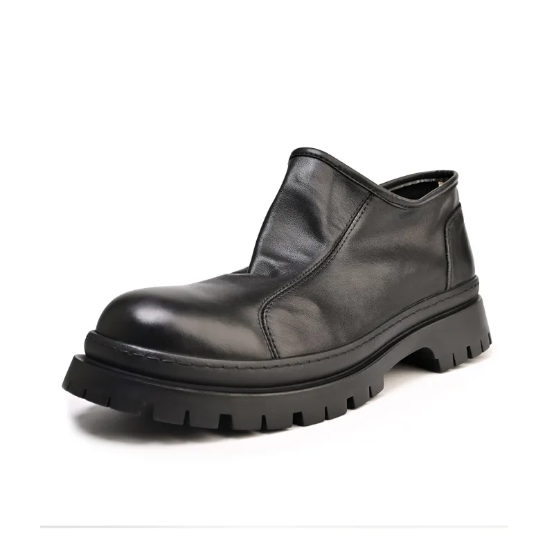 LEYGMENLG Ankle Boots 3cm Men's Black-0