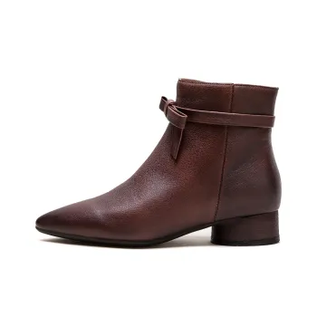 Jay Ankle Boots Women's Coffee/Black
