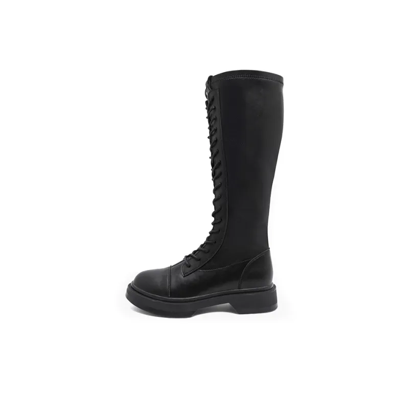 SEMIR Knee high Boots 3.5cm Women's Black-0