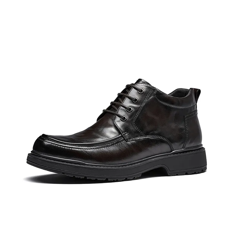 HARSON Ankle Boots Men Black/Brown-7