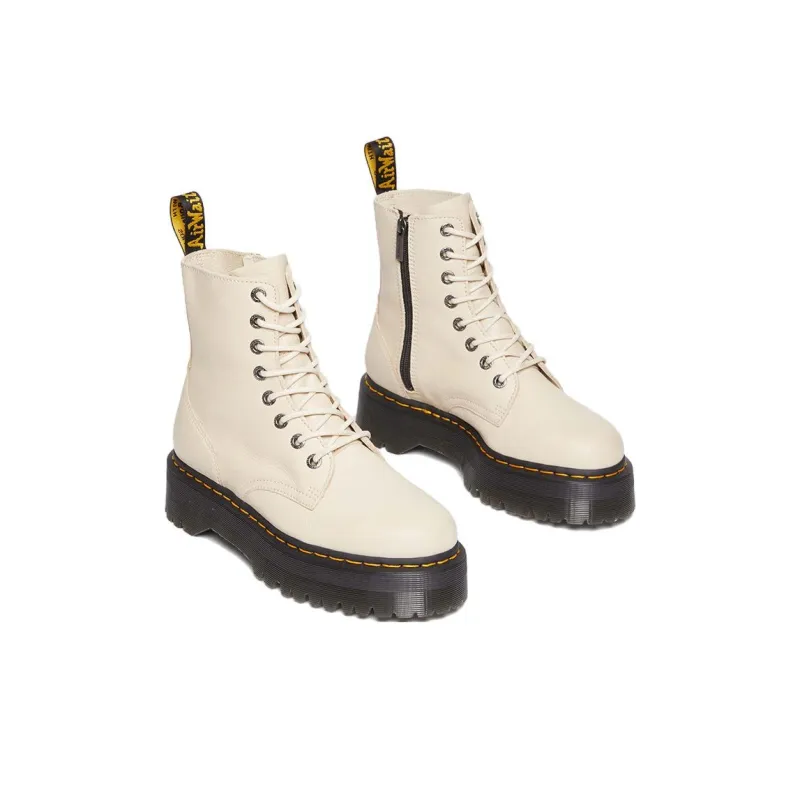 Dr.Martens Jadon Iii Pisa Leather Platform Boots 'Parchment Beige'-2