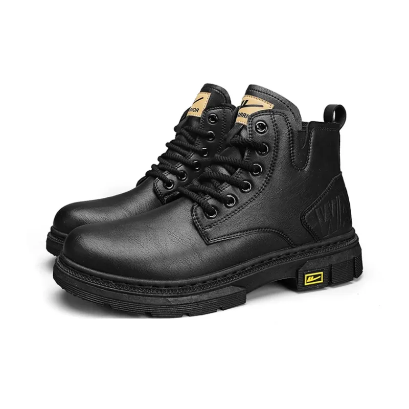 Warrior Crew Martin Boot Men's Black-3