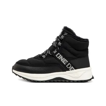 361° Fleece Snow Warm Wear Resistant Slip Resistant Short Snow Boots Women's Black White