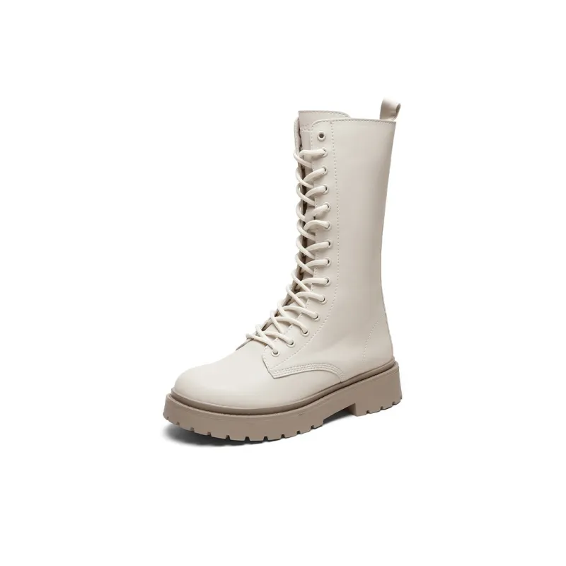 Mulinsen Knee-high Boots 3.5cm Women's-8