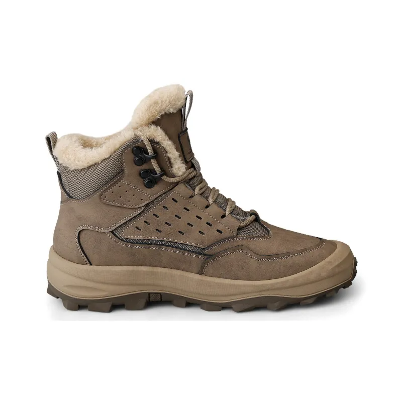 BECK Snow Boots Men Gray/Khaki-7
