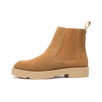 Chi Wolf Crew Chelsea Boots Men's Yellow