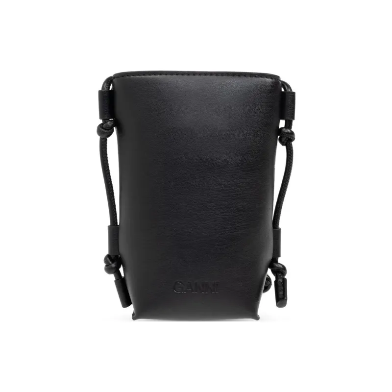 GANNI Leather Crossbody Bag-3
