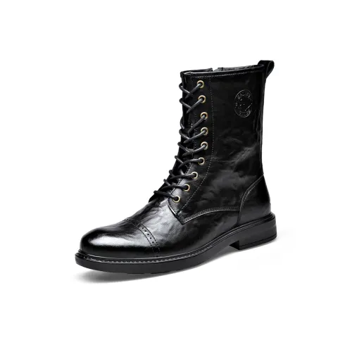 DOUBLE STAR 88 Knee-high Boots Men's Black