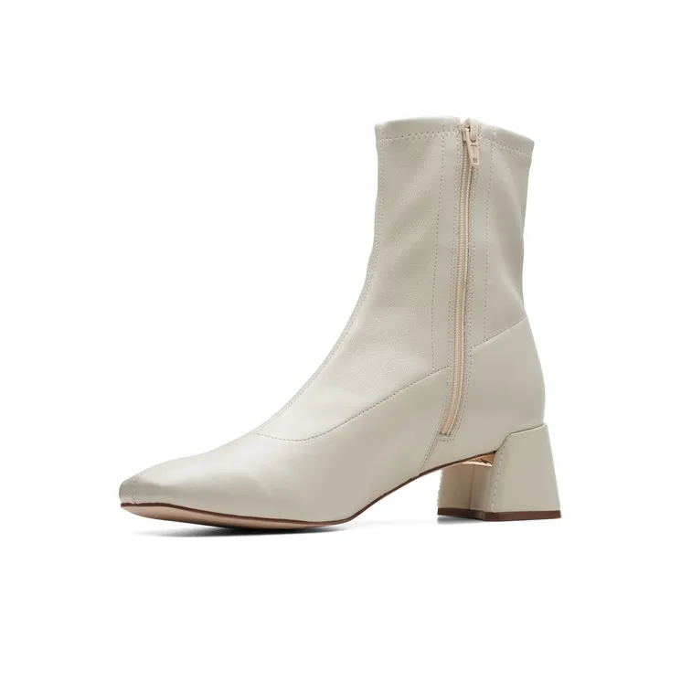 Clarks Ankle Boots Women's White-1