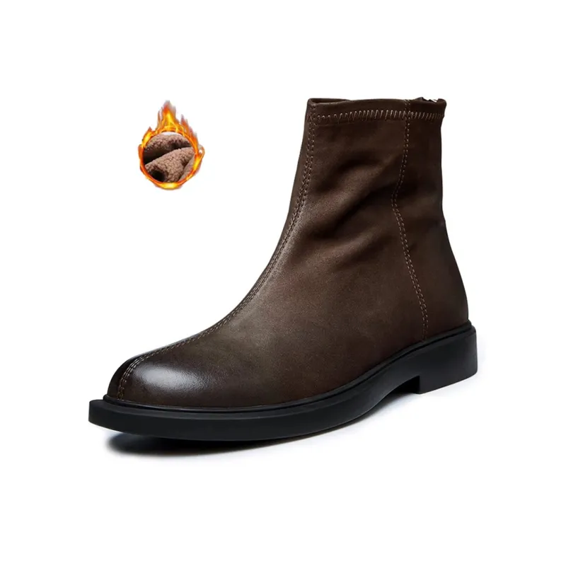 LEYGMENLG Ankle Boots Men's Black-12