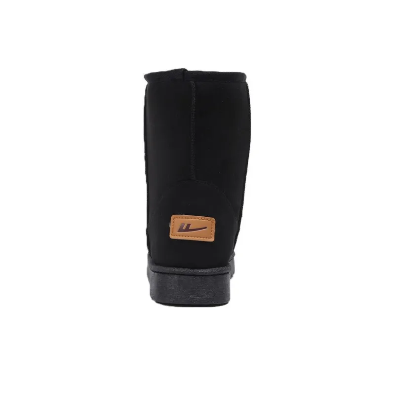 Warrior Warm Height Increasing Slip Resistant Crew Snow Boots Women's Black-3