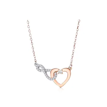 Chongqing Gold Store S925 Silver Necklaces Women's