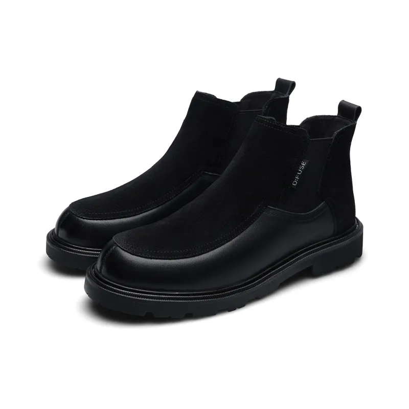 D FUSE SCANDINAVIA Short Chelsea Boots Men's Black-7
