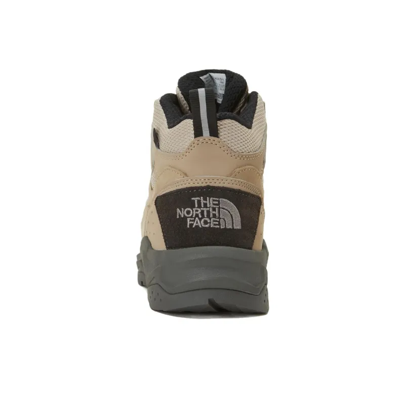 THE NORTH FACE STORMBREAK WG Anti Slip Wear Resistant Mid Top Hiking Shoes Men's Dark Beige-4