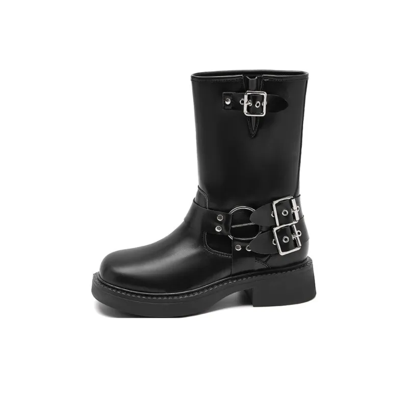 AGSDON Ankle Boots 4cm Women's Brown-16