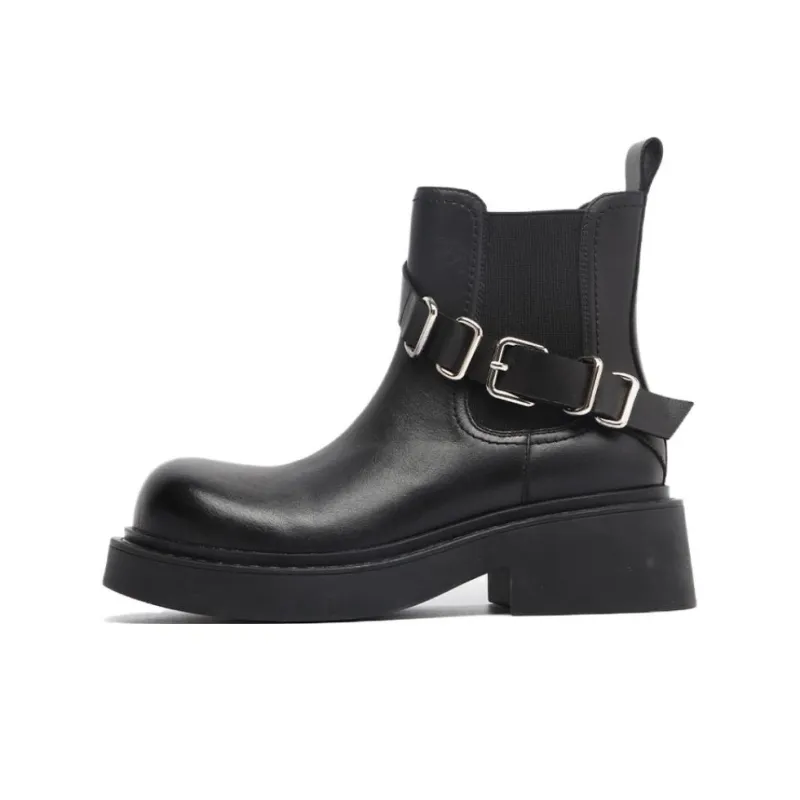 BASTO Short Chelsea Boots 5cm Women's-0