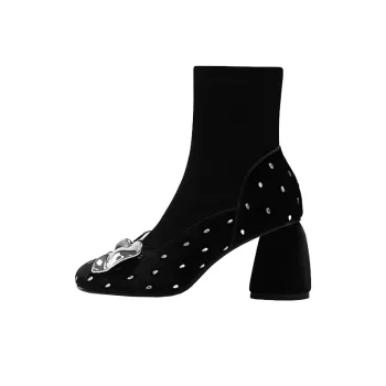 Princess & Isabel Ankle Boots 7.5cm Women's Black