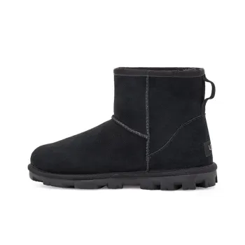 UGG Essential Mini Classic Fleece Lined Black Women's