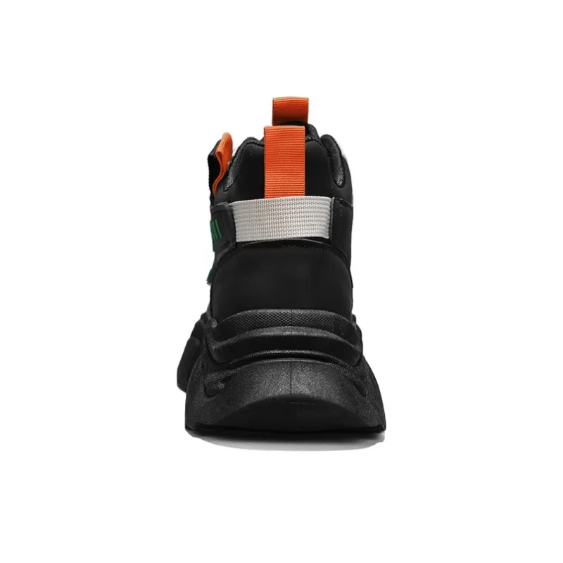 JKEM Anti-Slip And Wear-Resistant Warm High-Top Chunky Sneakers Men's-3