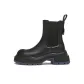 Black with Blue Sole