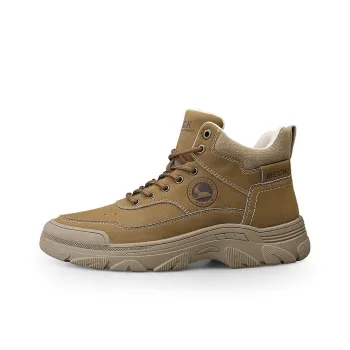BECK Warm Wear-Resistant Slip-Resistant Knee-High Outdoor Boots 5cm Men's