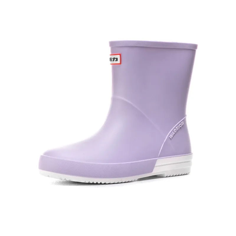 Warrior Wear resistant And Waterproof Rain Boots Women's Taro Purple-1