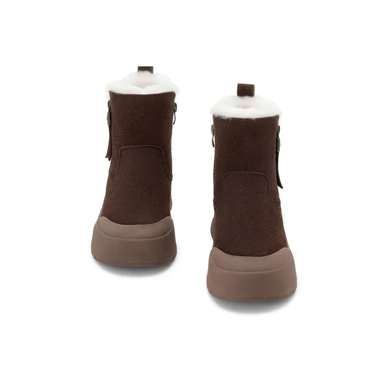 ST&SAT Thermal Abrasion Resistant Height Increasing Coverage Short Snow Boots Women's-14