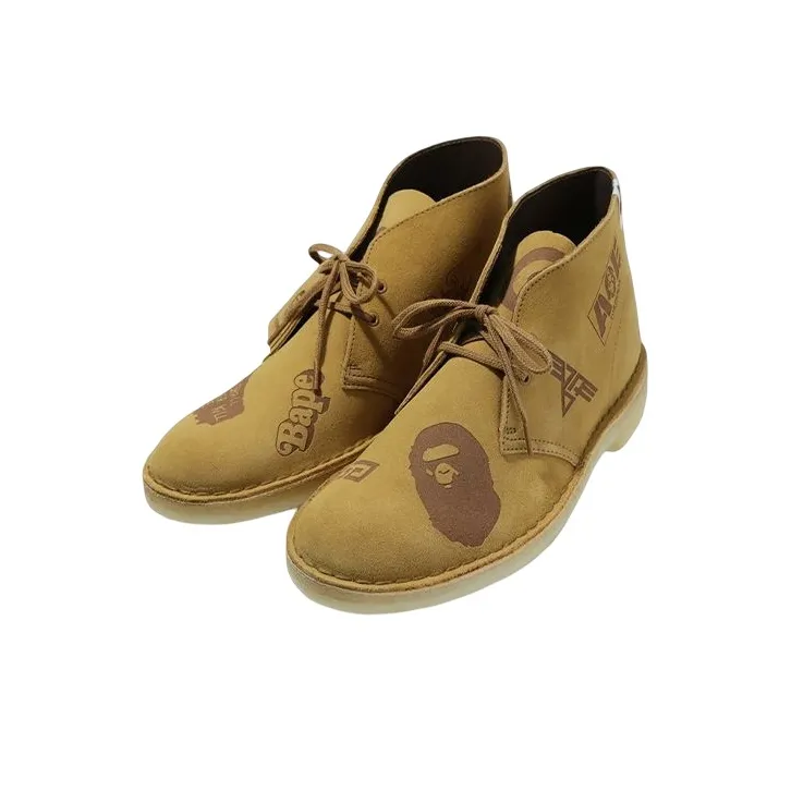 Clarks x A BATHING APE Ankle Boots Men's Light Umber-1
