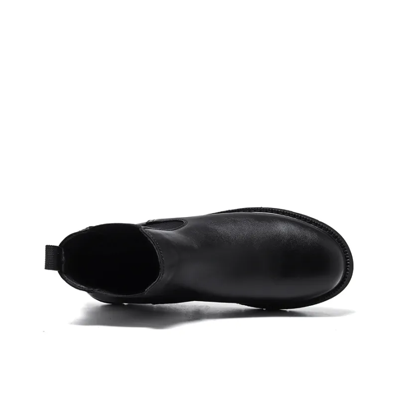 Chi Wolf Chelsea Boots Men's Black-8