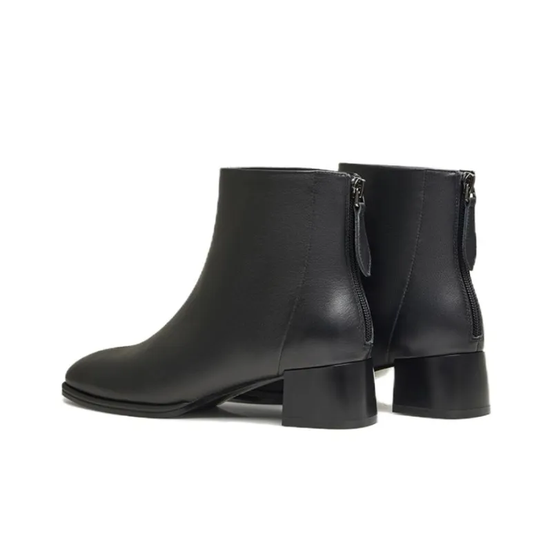 TATA Ankle Boots Women's Beige, Black-4