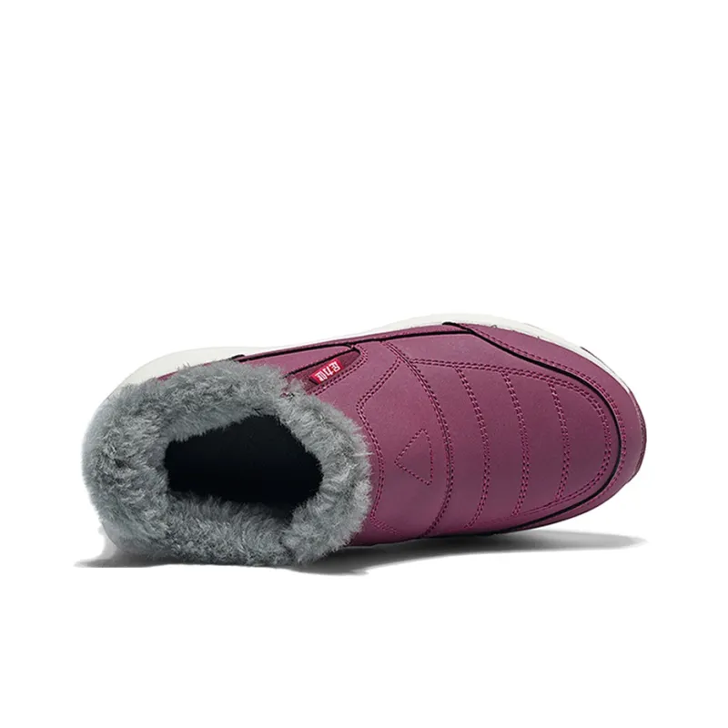 ZULIZ Warm Wear-Resistant Slip-Resistant Coverage Short Snow Boots Unisex-11