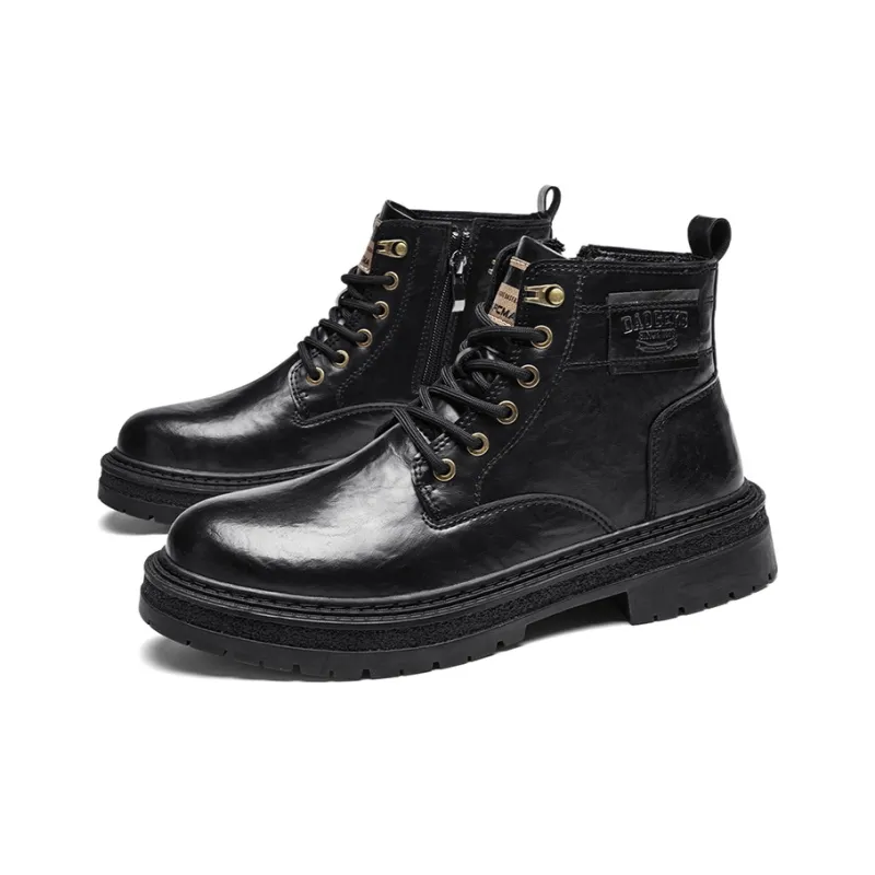 X-ZONE Knee-High Martin Boot High-Top Men's-9