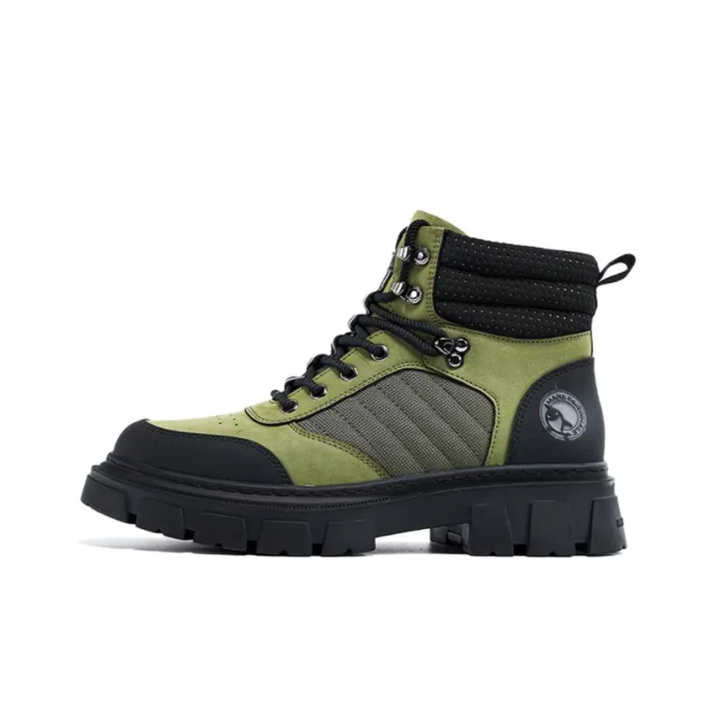 FAIRWHALE Martin Boots Unisex Black/Gray-4