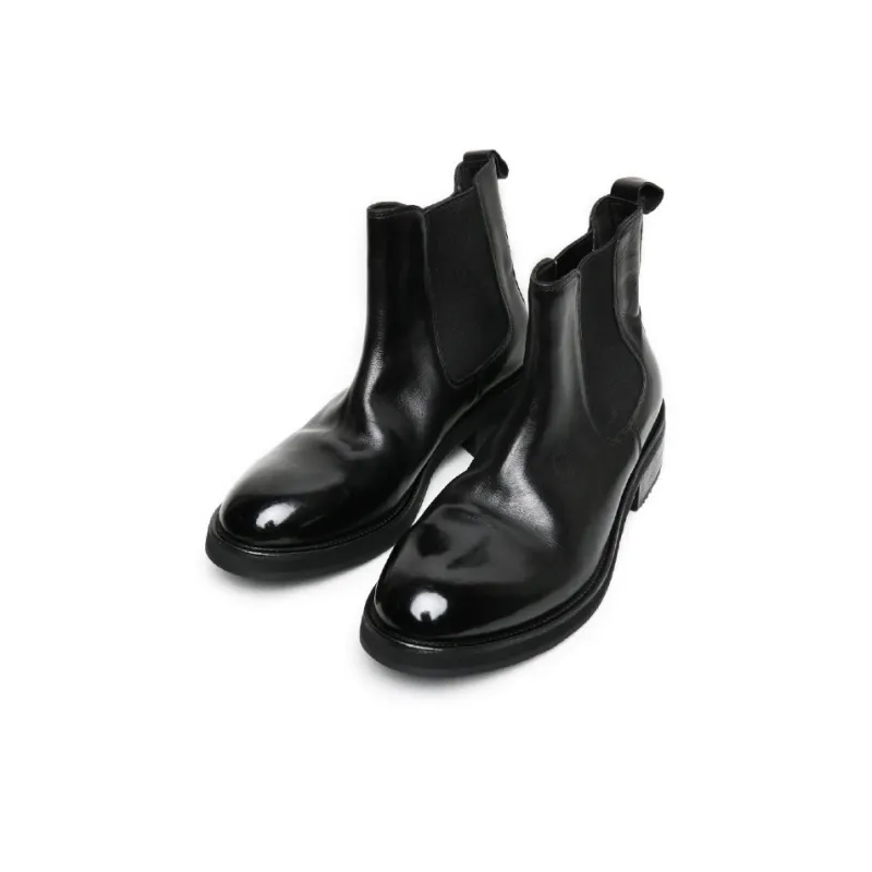 SAINTNJORD Short Chelsea Boots Men's Black-2