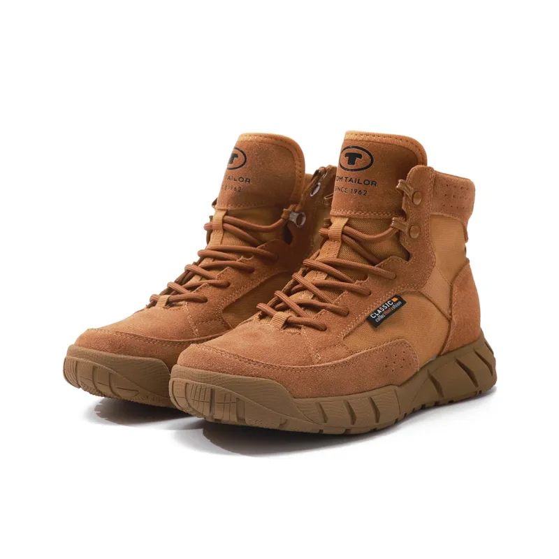 TOM TAILOR Tan Wilderness Work Boots Short Outdoor Boots Men's-41