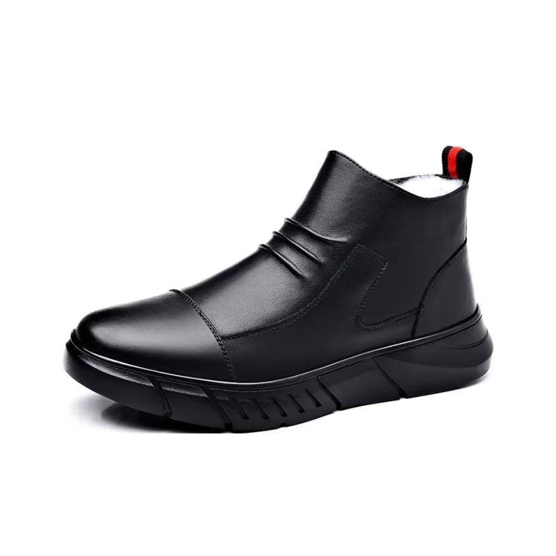 YEDANI Ankle Boots Men Red-1