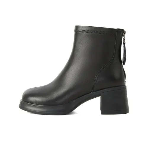 PT'SON Ankle Boots 6cm Women's Black