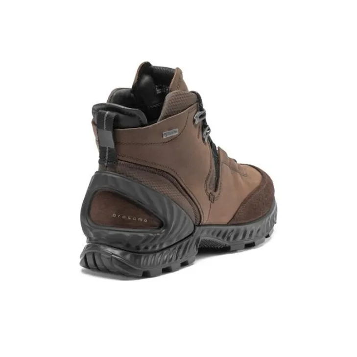 Ecco Exohike Gt Abrasion Resistant Slip Resistant Ankle Length Outdoor Boots Men's Brown-4