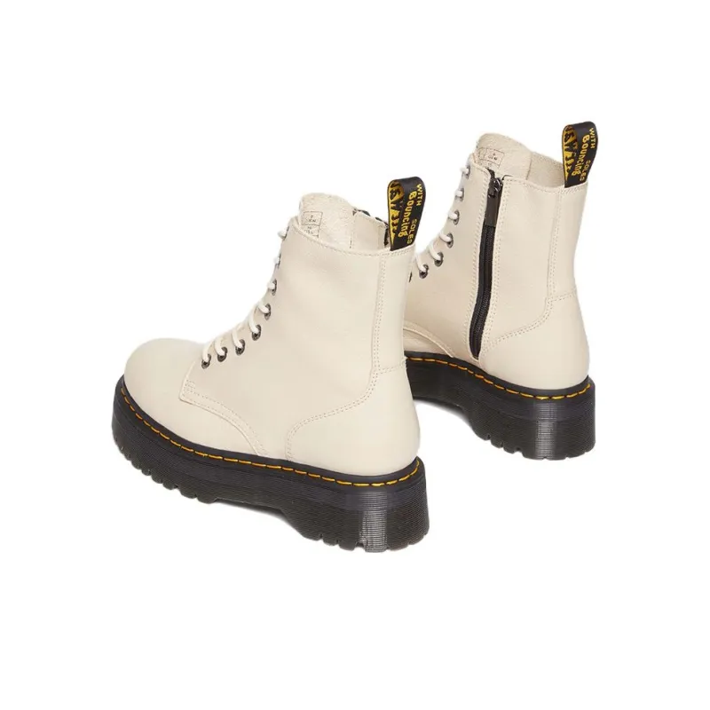 Dr.Martens Jadon Iii Pisa Leather Platform Boots 'Parchment Beige'-3