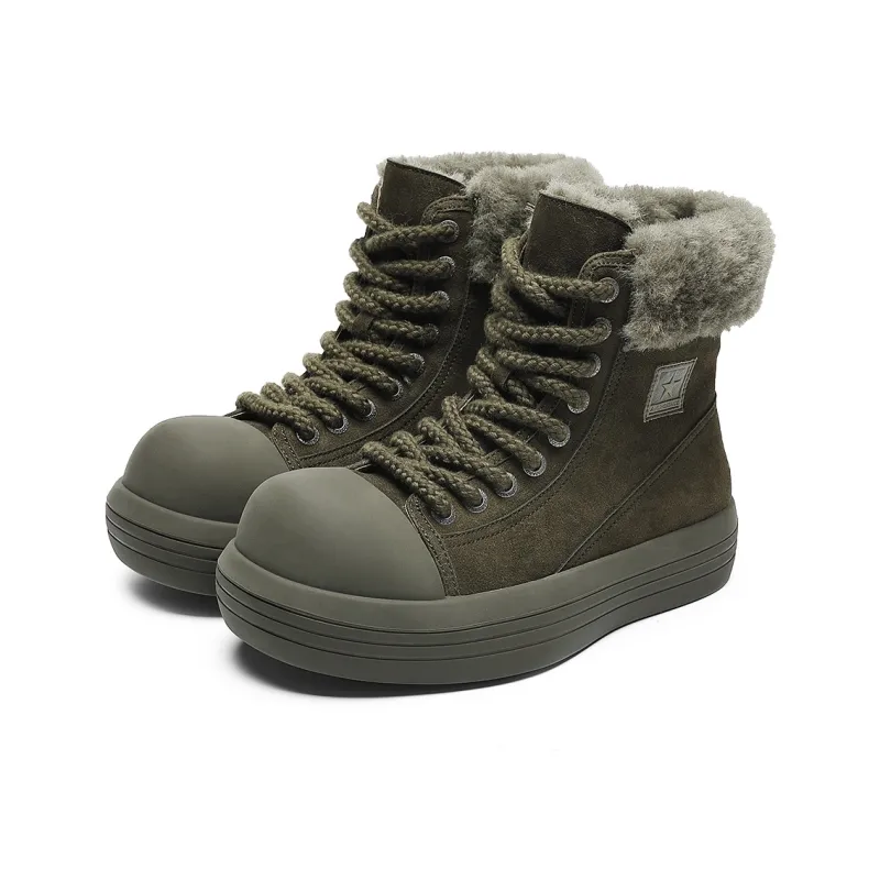 MODENGPAN Warm Snow Boots Men's-4