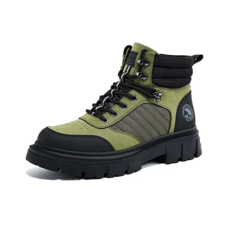 FAIRWHALE Martin Boots Unisex Black/Gray-5