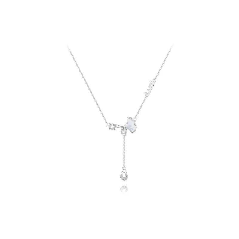 BLANK IN BLANK Zircon Necklaces Women's Bestie Girlfriend Couple Birthday Girl-10