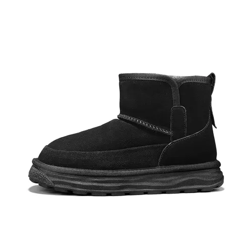 Bull Charm Wear Resistant Warm Slip Resistant Cushioning Short Snow ugg boots Men's