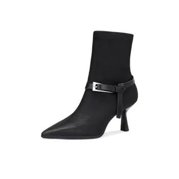 JESSICA SOPHIA Slim Boots Ankle Boots 6cm Women's