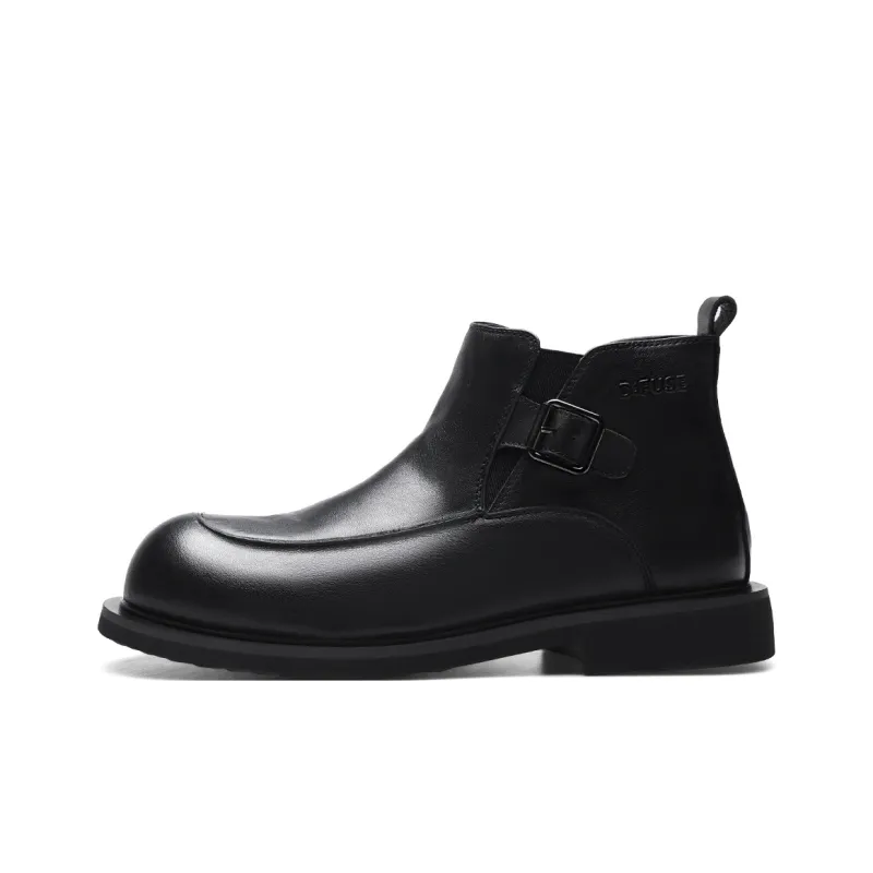 D FUSE SCANDINAVIA Men's Shoes Ankle Boots Men's Black-5