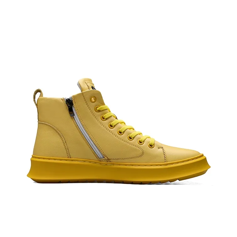 PARDASAUL Ankle Boots Men Black/White/Yellow-11