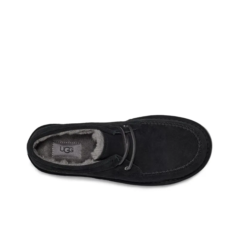 UGG Campout Lace Low Short Boots Black-4